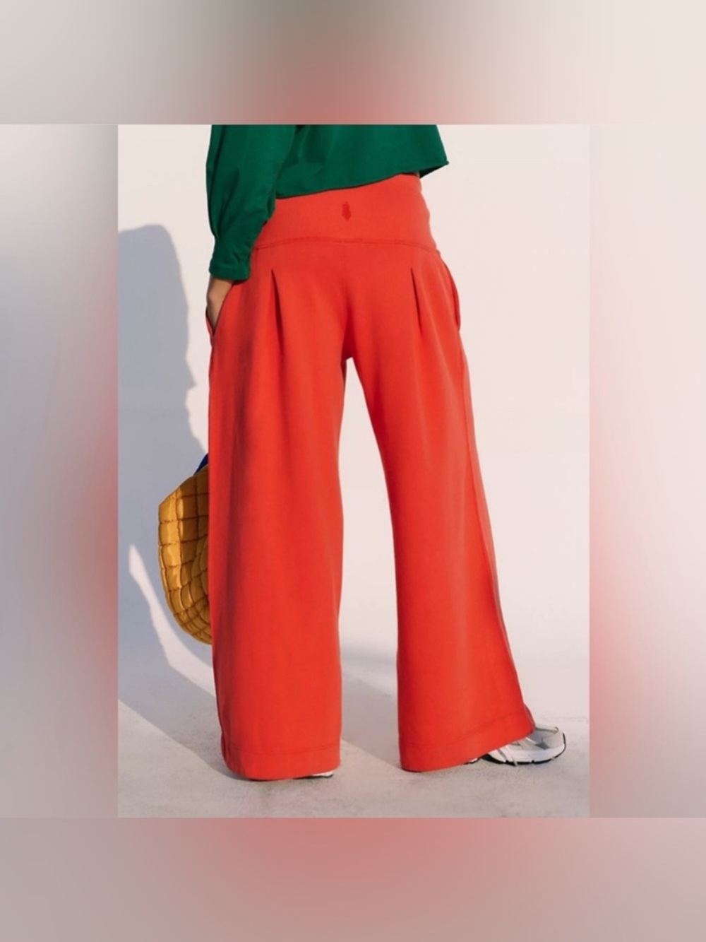 NWT Free People FP Movement Studio Siren Pants - Lava red - Small - Picture 3 of 8